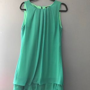 Short & Cute Emerald green short dress
